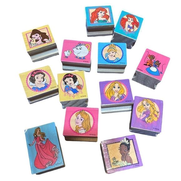 Disney Princess Plus Rubber Stamps - Picture 1 of 3